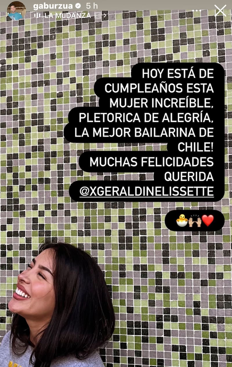 El actor dedicó tiernas palabras de cumpleaños a su bailarina.