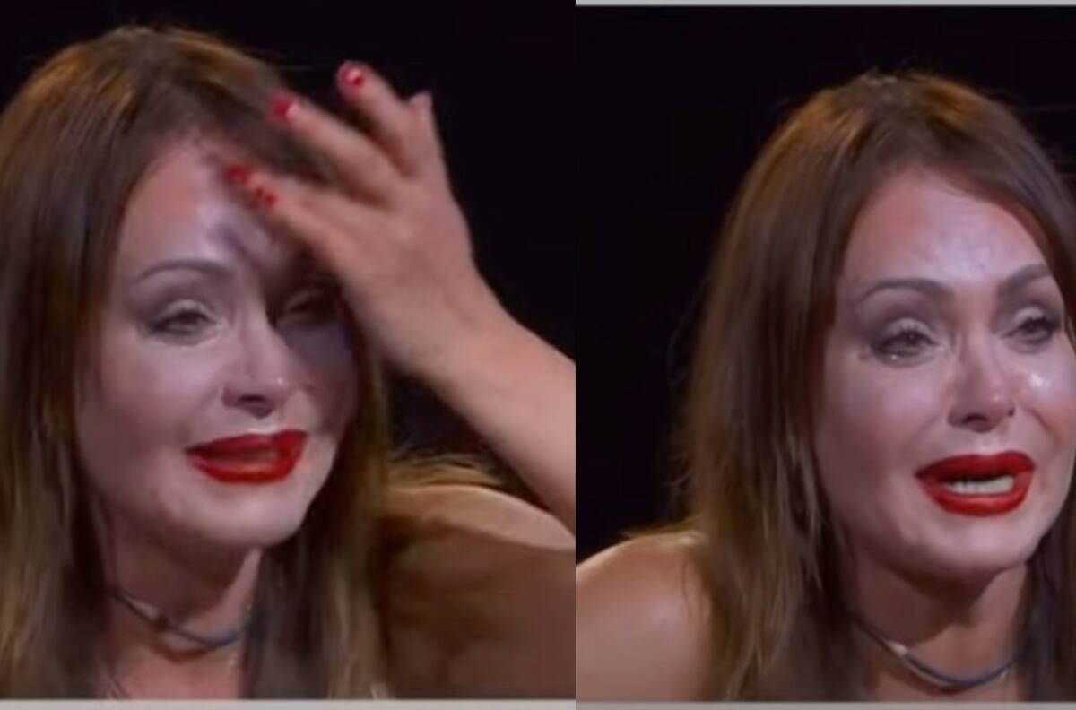 Gaby Spanic rompe en llanto al hacer videollamada con su hijo