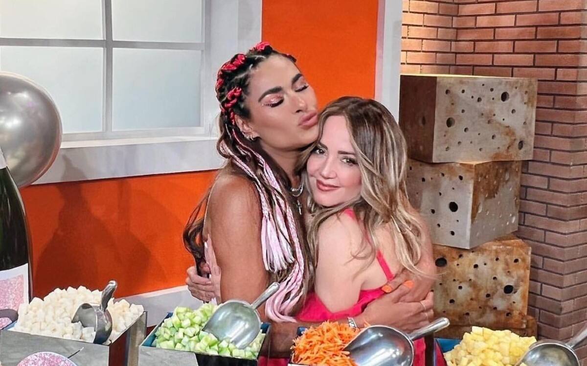 Galilea Montijo y Andrea Legarreta Las conductoras se han manifestado su apoyo mutuo - Créditos: Instagram