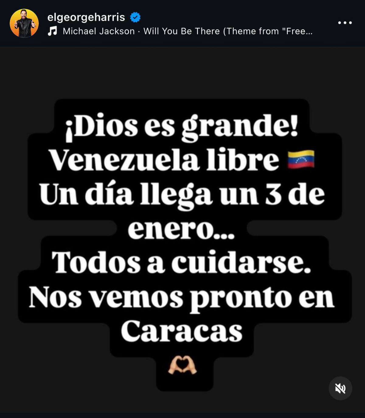 y su post de Instagram tras captura de Maduro.