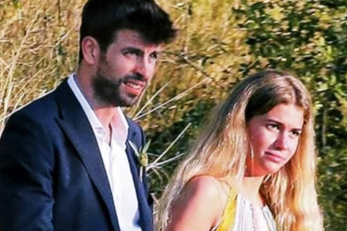 Gerard Piqué El rostro de la joven se ve radiante. - Créditos: Instagram