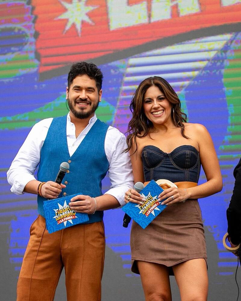 Gino Costa y Paulina Alvarado animaron la Fiebre del Memo.