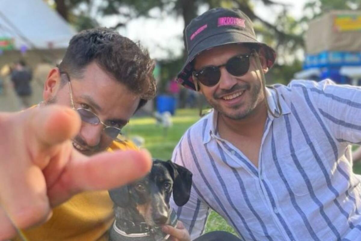 Gino Costa y su pareja Miguel Ángel Campos Disfrutan de su amor - Créditos: Instagram