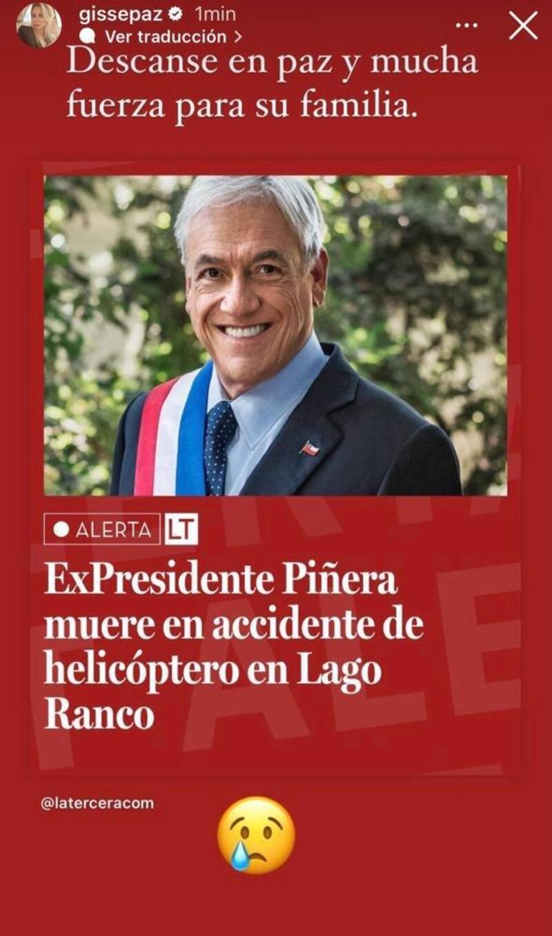 Gissella Gallardo a través de Instagram.