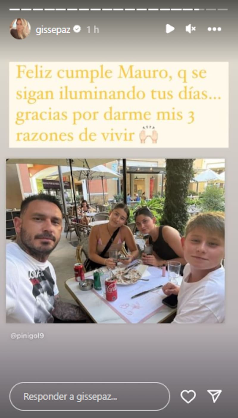 Gissella Gallardo dedica especial mensaje a Mauricio Pinilla.