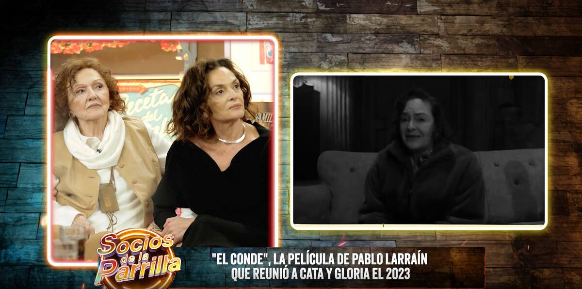Gloria Münchmeyer y Catalina Guerra participaron en "El Conde". Créditos: Canal 13