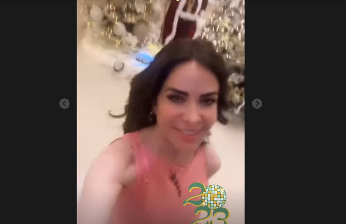 La cantante mexicana mostró cómo pasó su celebración de Año Nuevo.