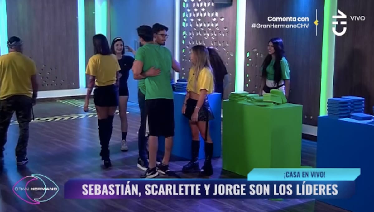 Sebastián Ramírez, Scarlette Gálvez y Jorge Aldoney son los nuevos líderes de "Gran Hermano" Chile. Foto: CHV.