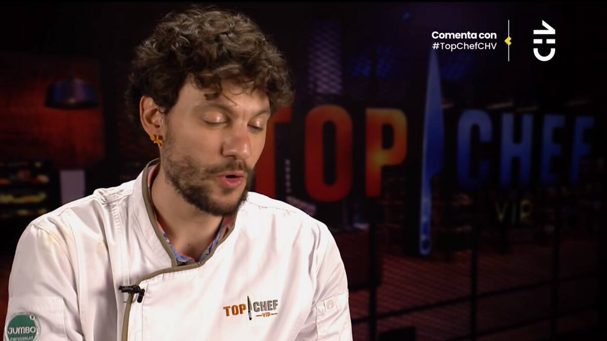 no pudo continuar en la competencia de "Top Chef VIP".