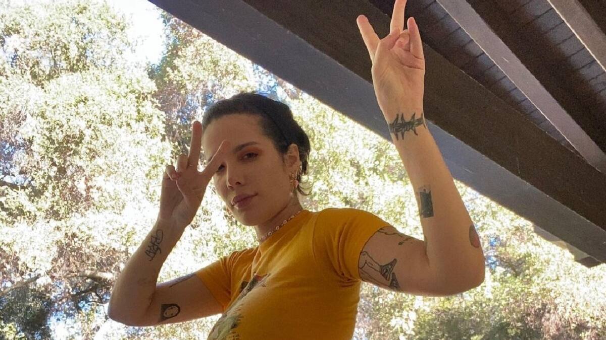 Halsey ya es madre: compartió la primera foto de su hijo con Alev Aydin