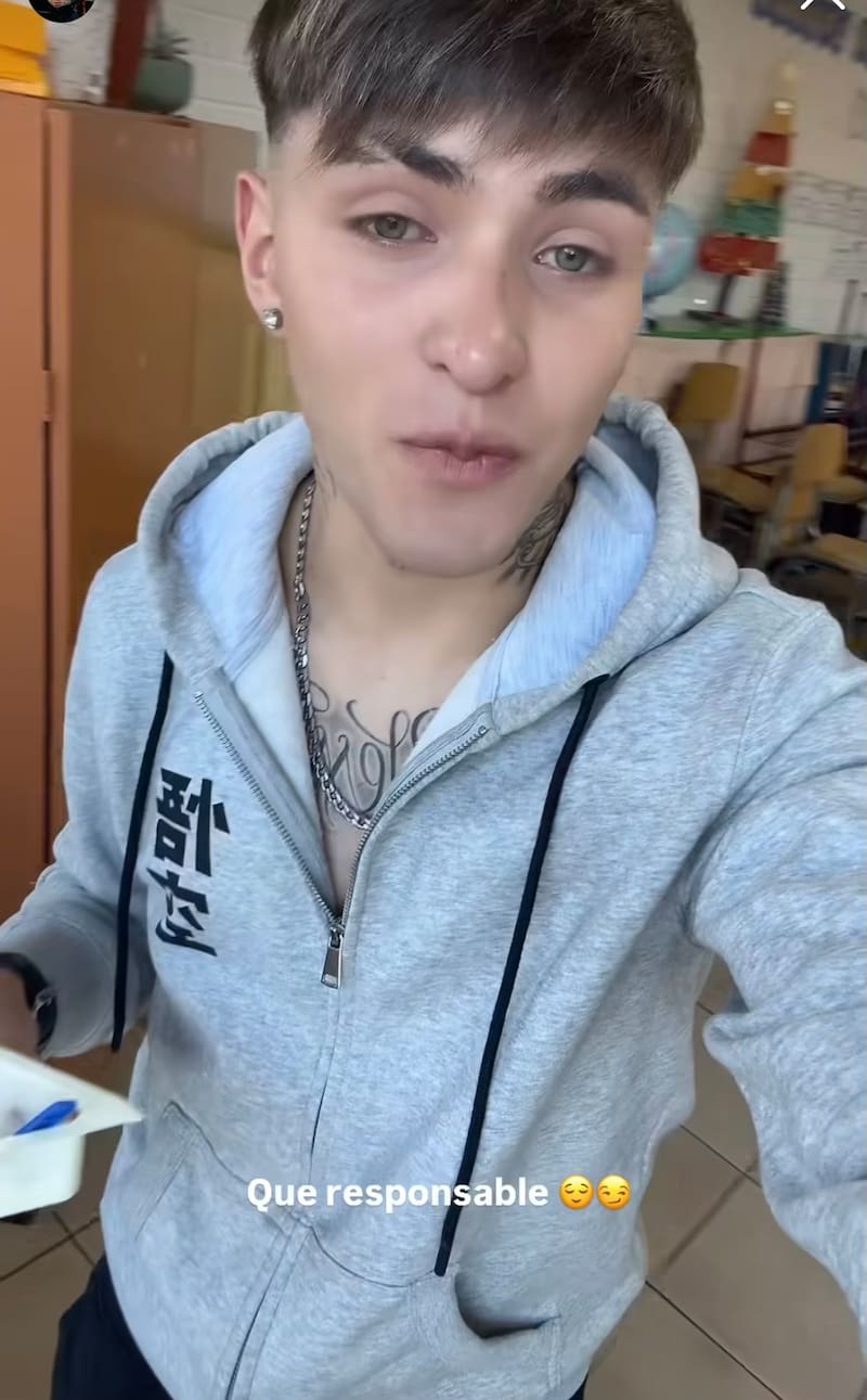 El ex Gran Hermano fue a votar.