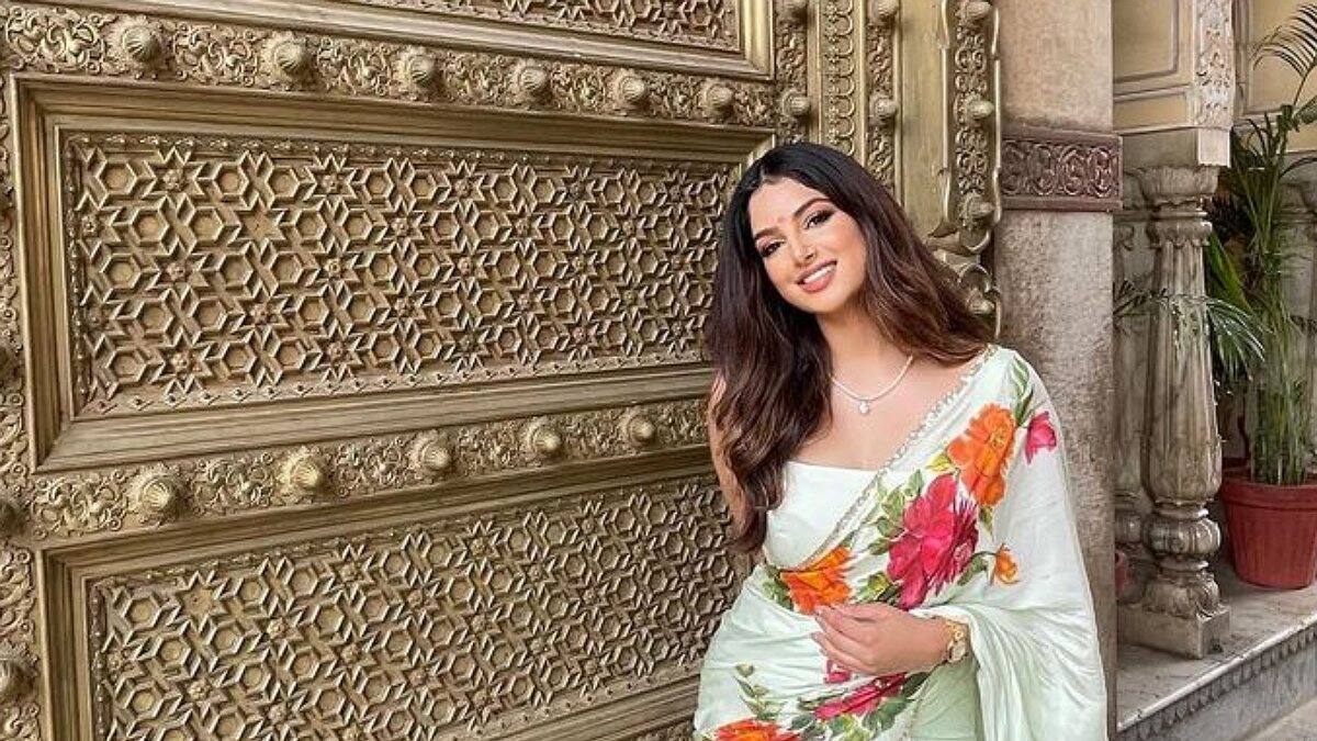 Harnaaz Sandhu, ex Miss Universo, deslumbra con vestido tradicional de India