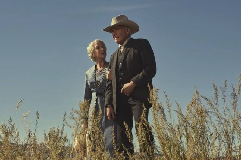 Harrison Ford y Helen Mirren Los actores protagonizan "1923" - Créditos: Instagram: @1923official