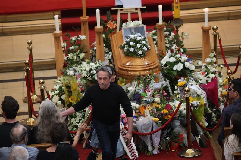 Fotos del funeral de Héctor Noguera, emblemático actor nacional que murió a los 88 años.