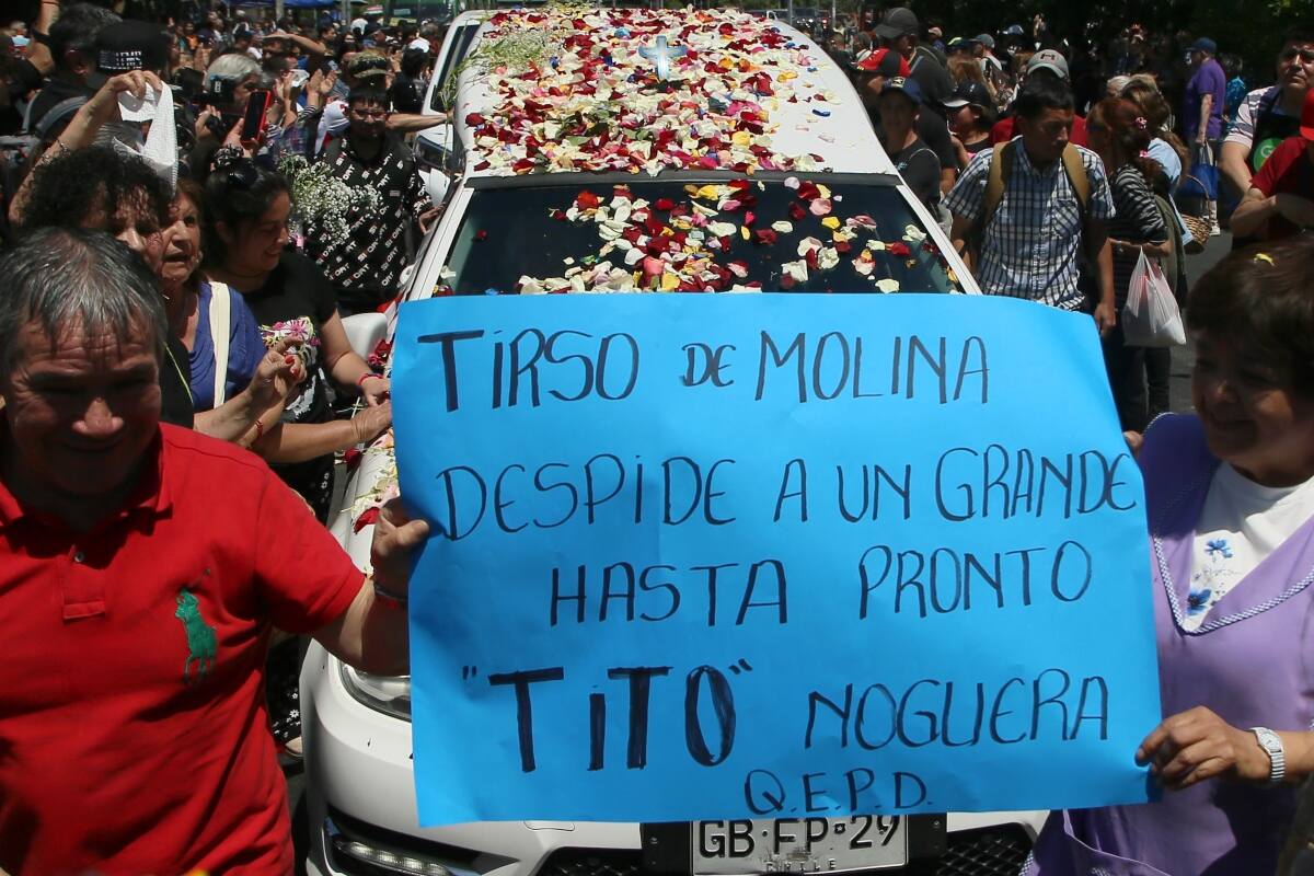 Fotos del funeral de Héctor Noguera, emblemático actor nacional que murió a los 88 años.