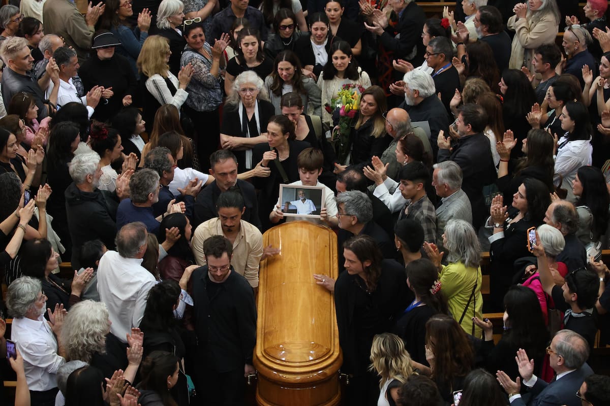 Fotos del funeral de Héctor Noguera, emblemático actor nacional que murió a los 88 años.