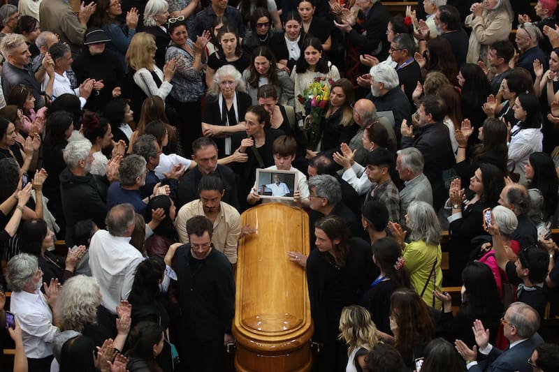 Fotos del funeral de Héctor Noguera, emblemático actor nacional que murió a los 88 años.