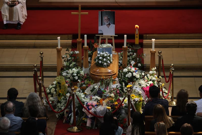 Fotos del funeral de Héctor Noguera, emblemático actor nacional que murió a los 88 años.