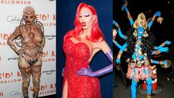 Unos look de pesadilla: Mira los 10 mejores disfraces de Heidi Klum en Halloween
