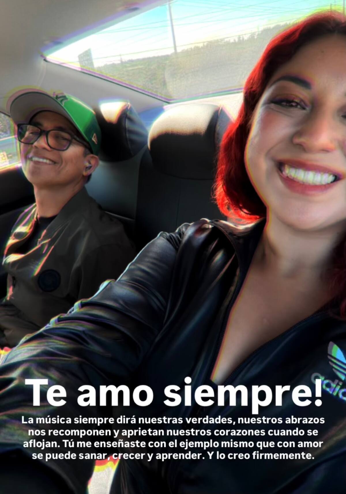 La joven salió en defensa del músico.