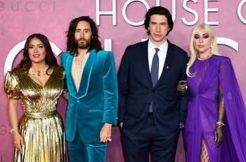 "House Of Gucci": Lady Gaga y Salma Hayek se robaron todas las miradas en el estreno