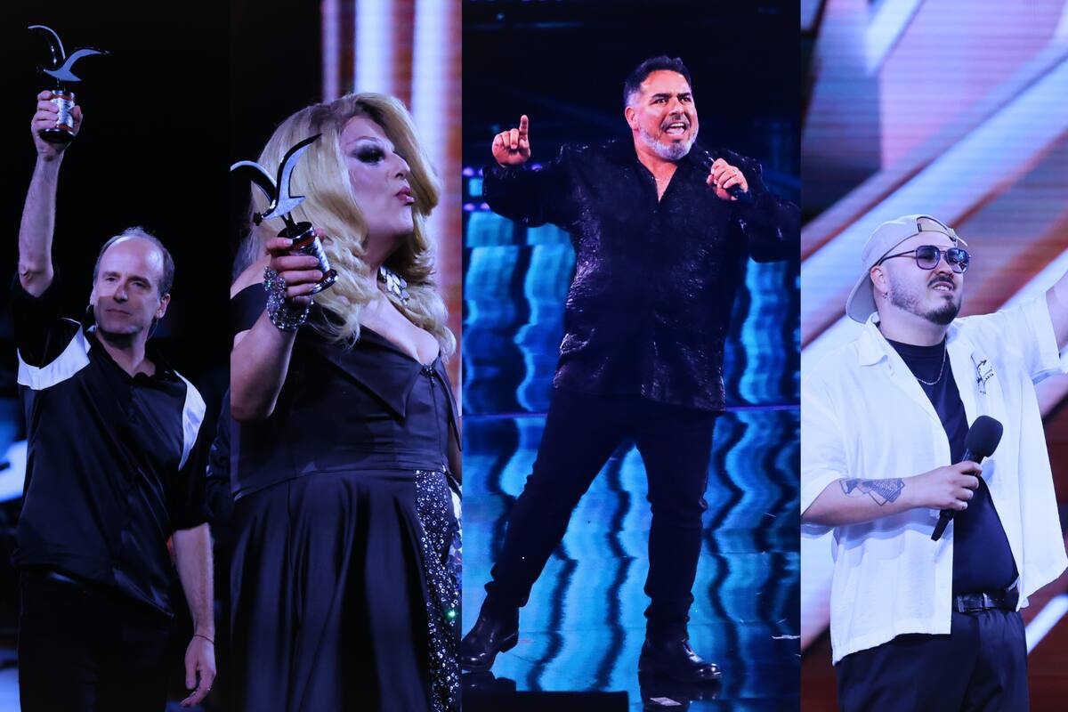 El listado de rating entre los primeros 4 comediantes del Festival. Fotos: Aton Chile.