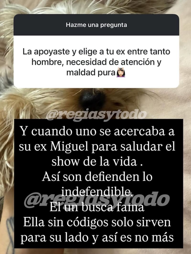 La chica reality arremetió con todo contra Cony Capelli.