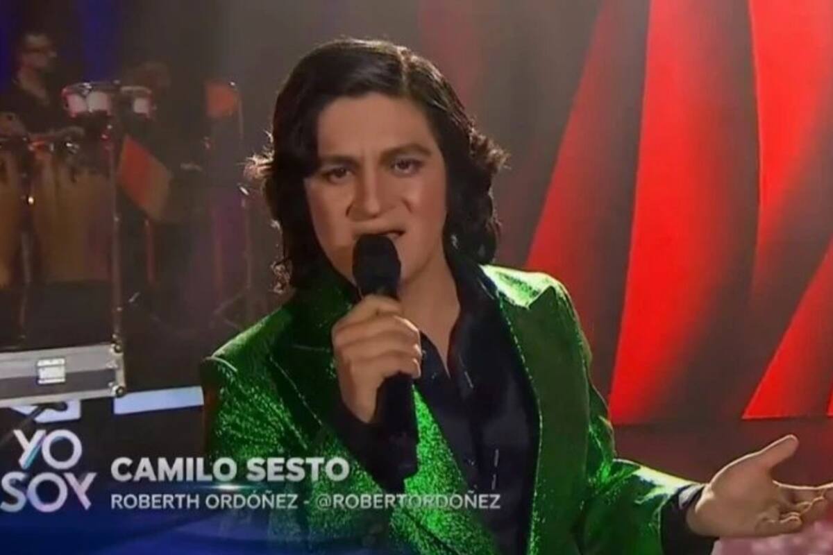 Imitador de Camilo Sesto Roberth Ordoñez - Créditos: CHV