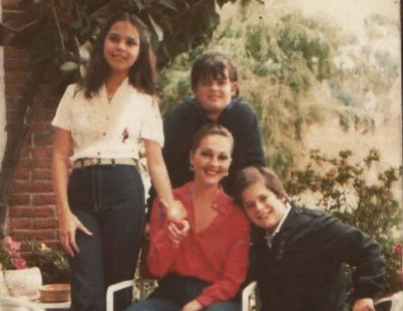 Talina Fernandez con sus Mariana y Coco Levy