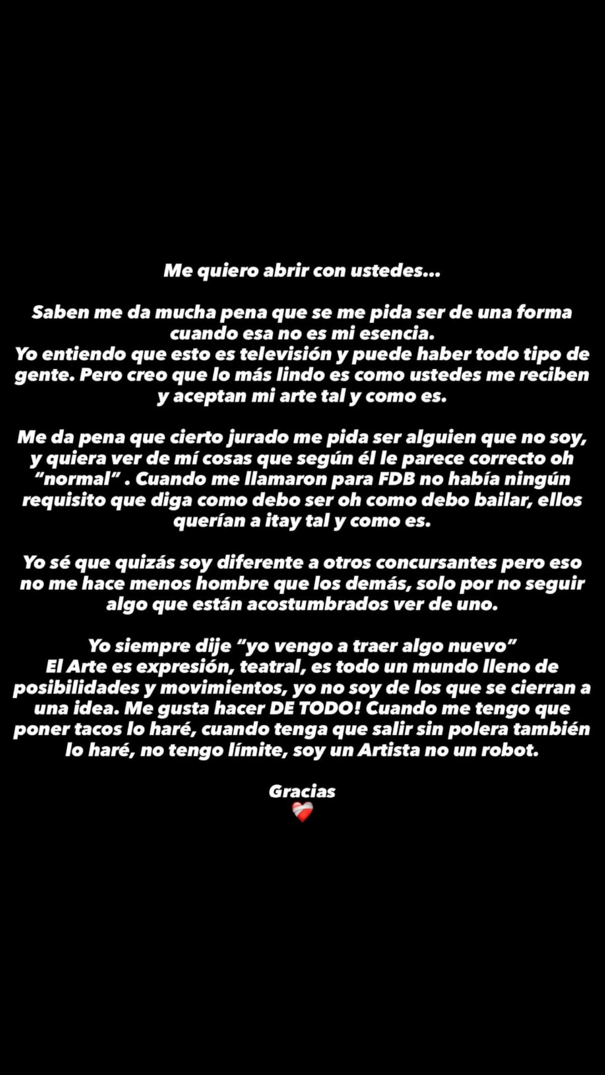 El influencer arremetió contra el jurado de Fiebre de Baile.