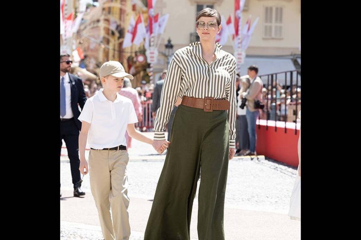 La princesa Charlene y su hijo Jacques derrocharon estilo en la la cuarta edición de Sitios Históricos Grimaldi.