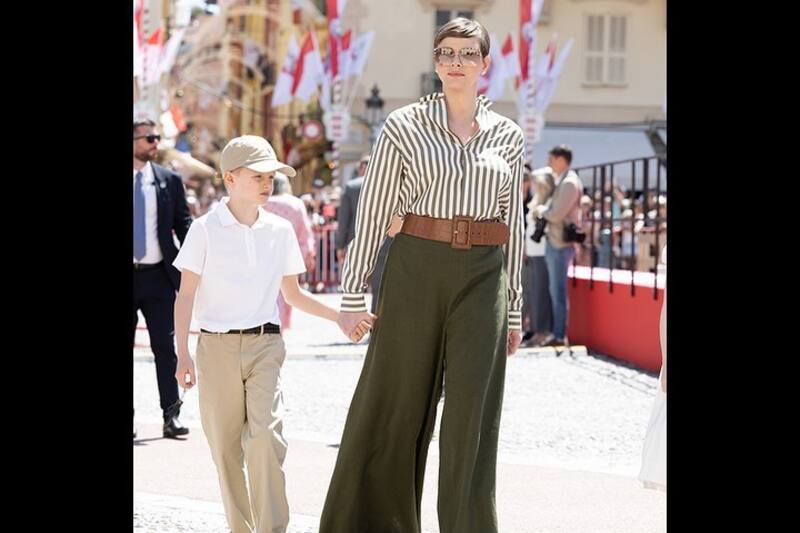 La princesa Charlene y su hijo Jacques derrocharon estilo en la la cuarta edición de Sitios Históricos Grimaldi.