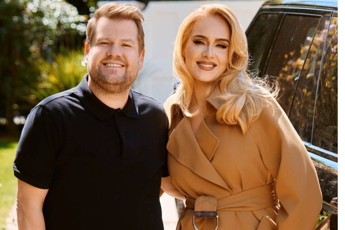 James Corden recibe una emotiva despedida por parte de Adele James Corden y Adele - Créditos: Instagram