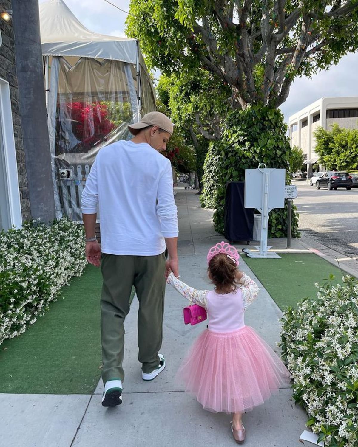 Nala es la hija menor del futbolista de Los Angeles Galaxy.