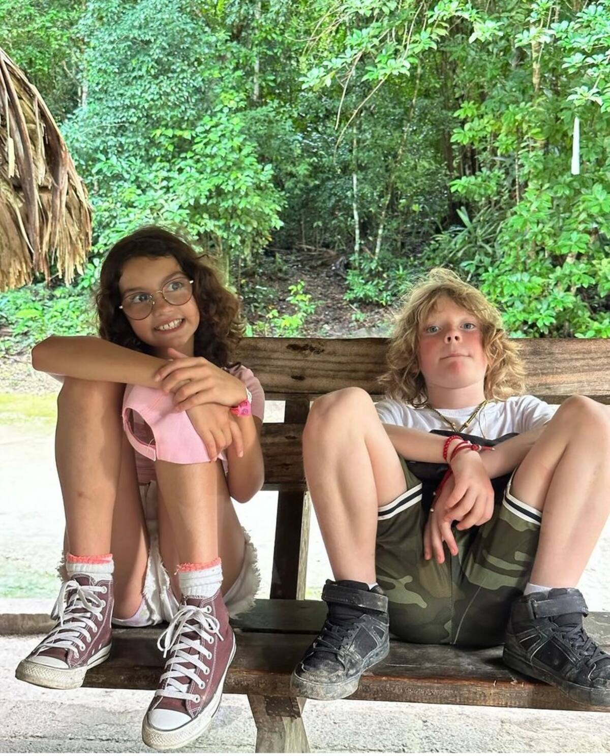 Así de grandes están Mila y Theo, los hijos de Javiera Contador.