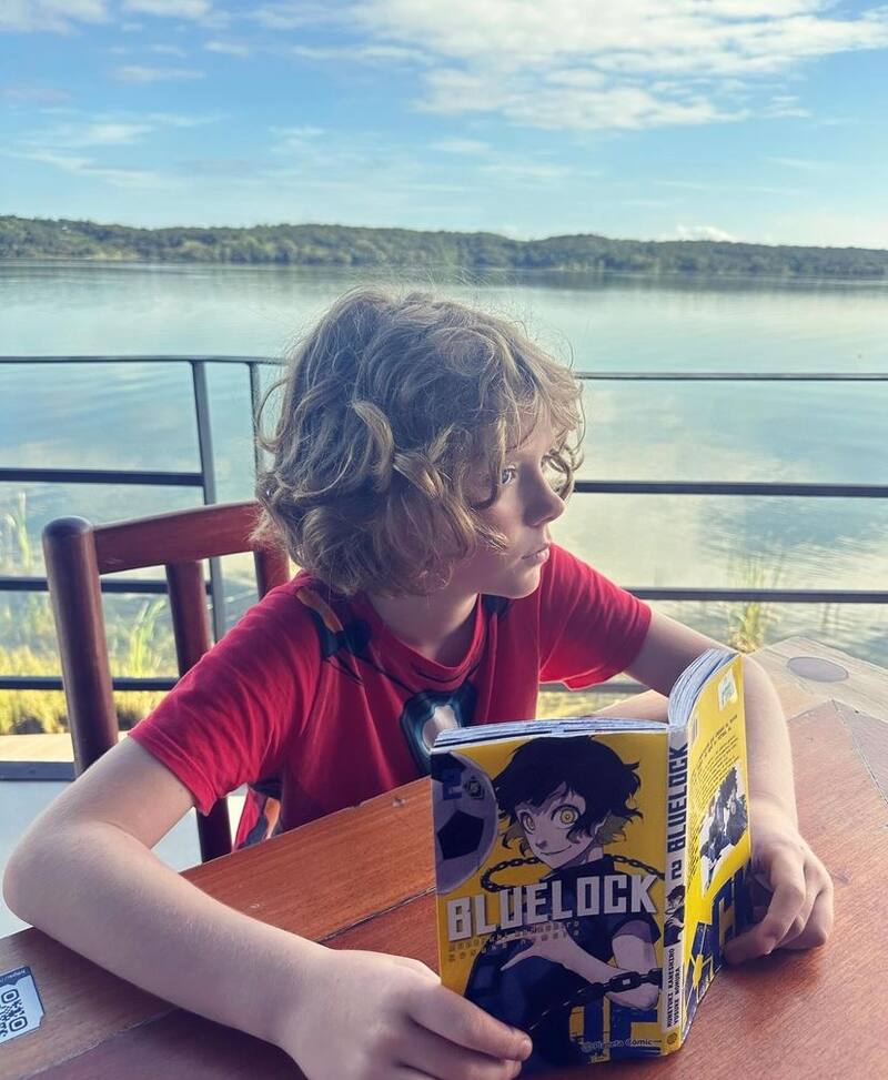 Theo, el hijo de Javiera Contador.