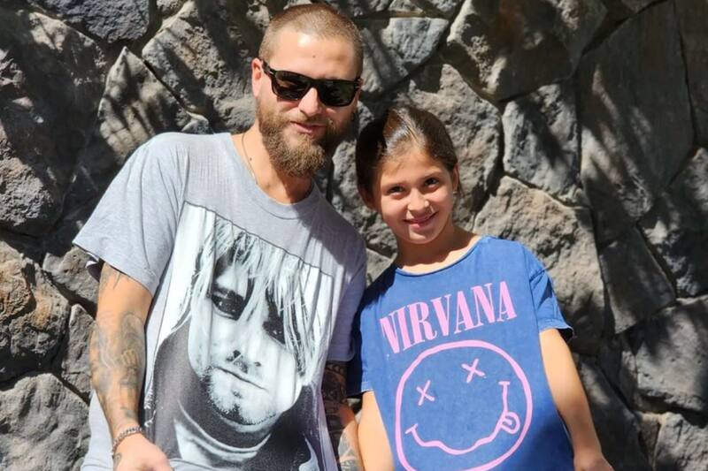 compartió una tierna postal con su hija Moana.