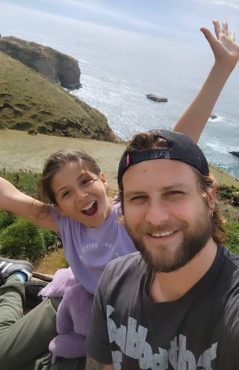 Jean Philippe Cretton junto a Moana. Créditos: Instagram