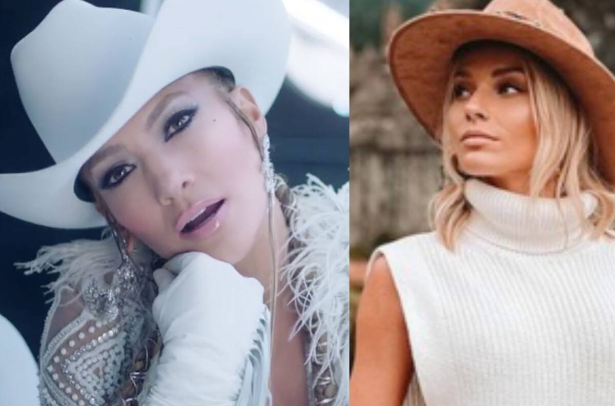 Irina Baeva imita look otoñal de JLo