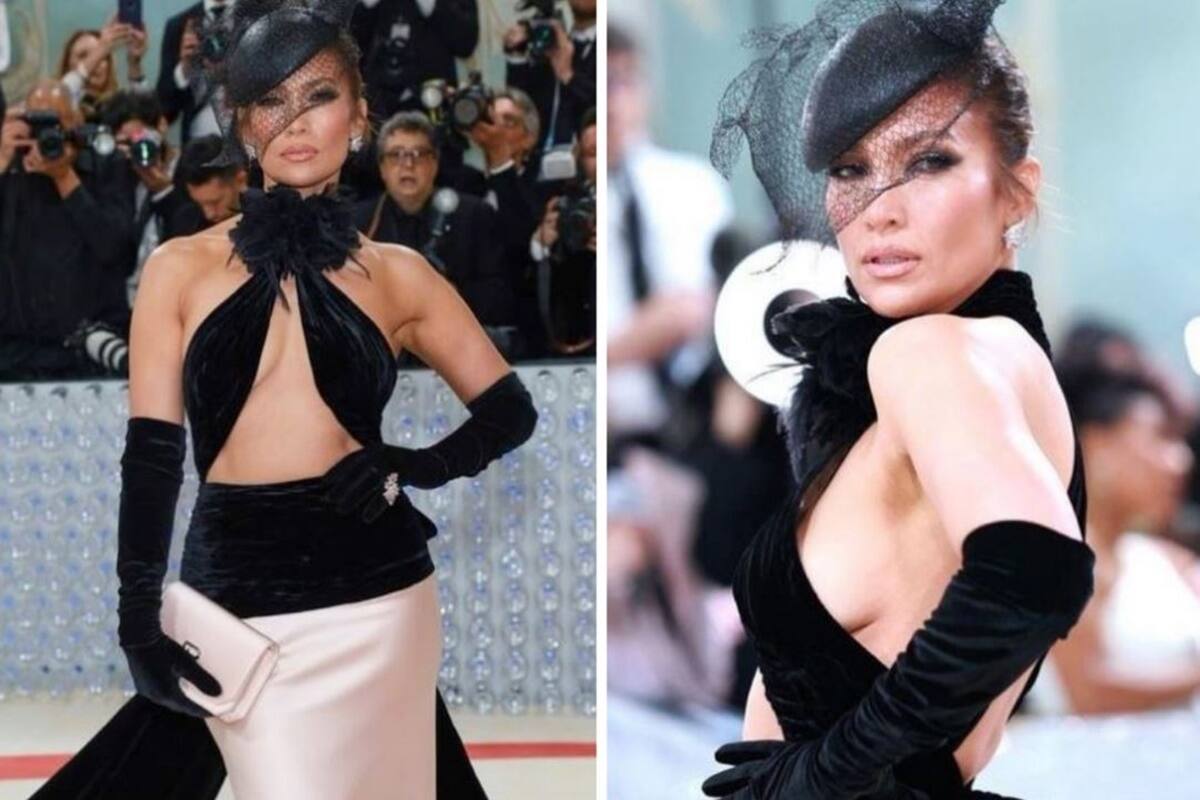 Jennifer Lopez La cantante desfiló sola en la alfombra roja de la MET Gala 2023 - Créditos: Instagram