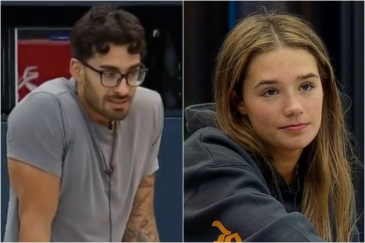 Jorge Aldoney conversó y aconsejó a Alessia Traverso.