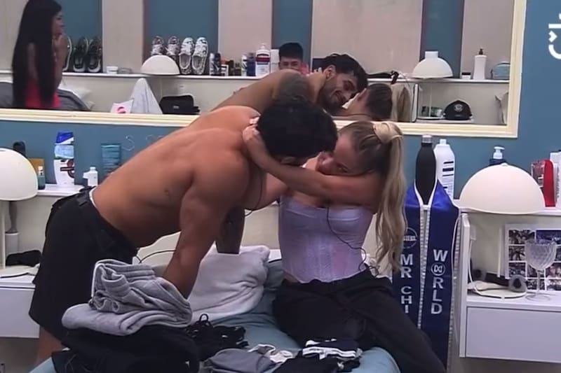 Jorge y Skarleth en "Gran Hermano" Chile.