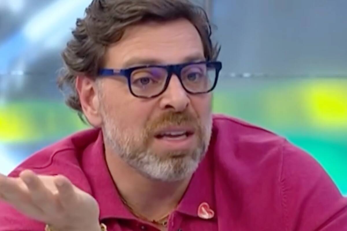 El animador se refirió a la pelea a combos de su padre con el candidato presidencial.