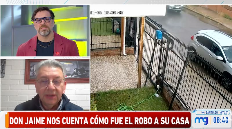 El animador estalló tras relato de Jaime Leyton.