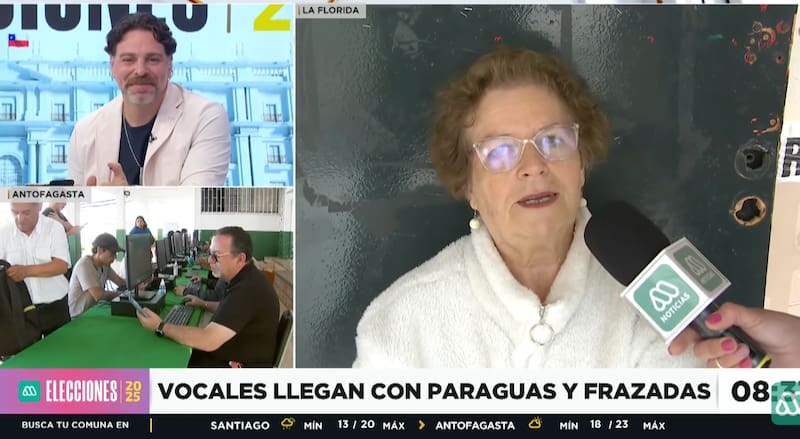 El periodista fue encarado en vivo por votar nulo.