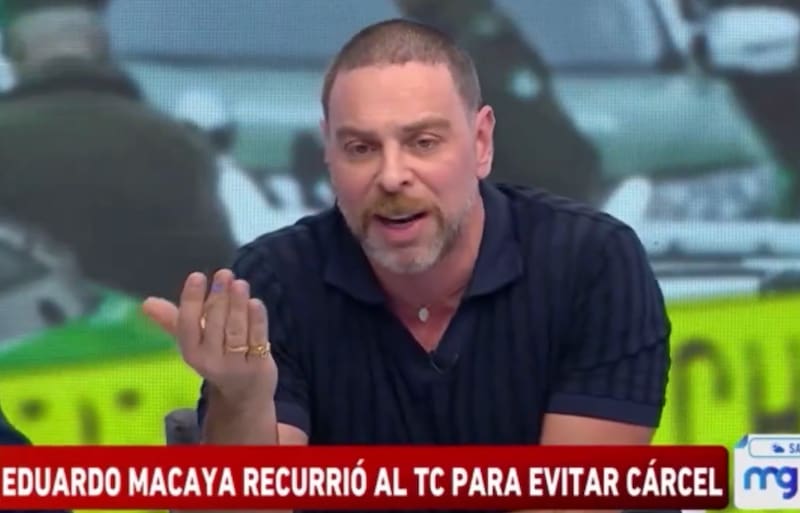 José Antonio Neme encaró a Javier Macaya. Créditos: Pantallazo Mega