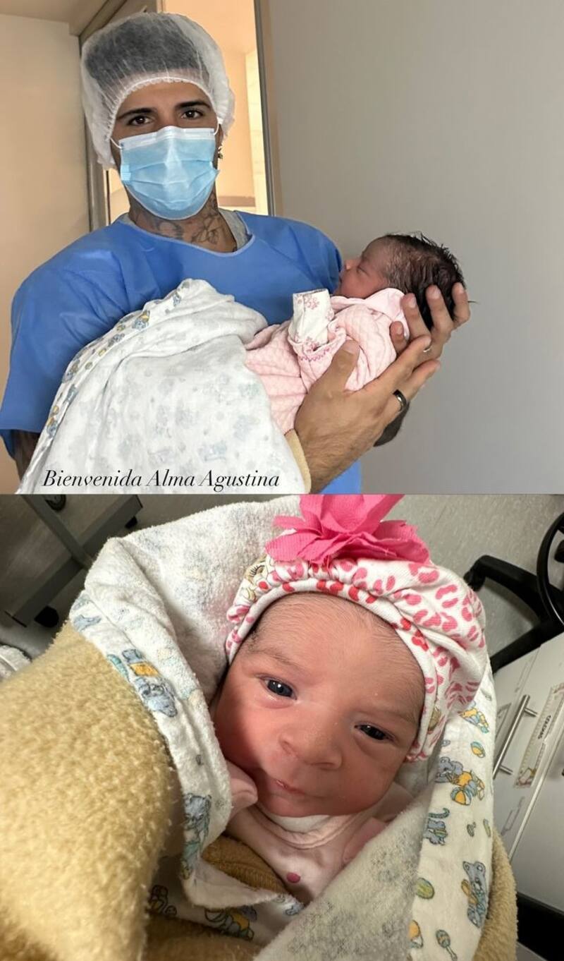 José Baraona presentó a la bebé en redes sociales. Créditos: Instagram