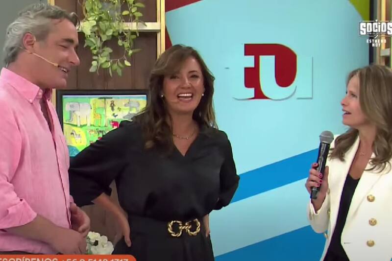José Luis Repenning, Priscilla Vargas y Soledad Onetto El reencuentro de los periodistas en Canal 13 - Créditos: Reproducción