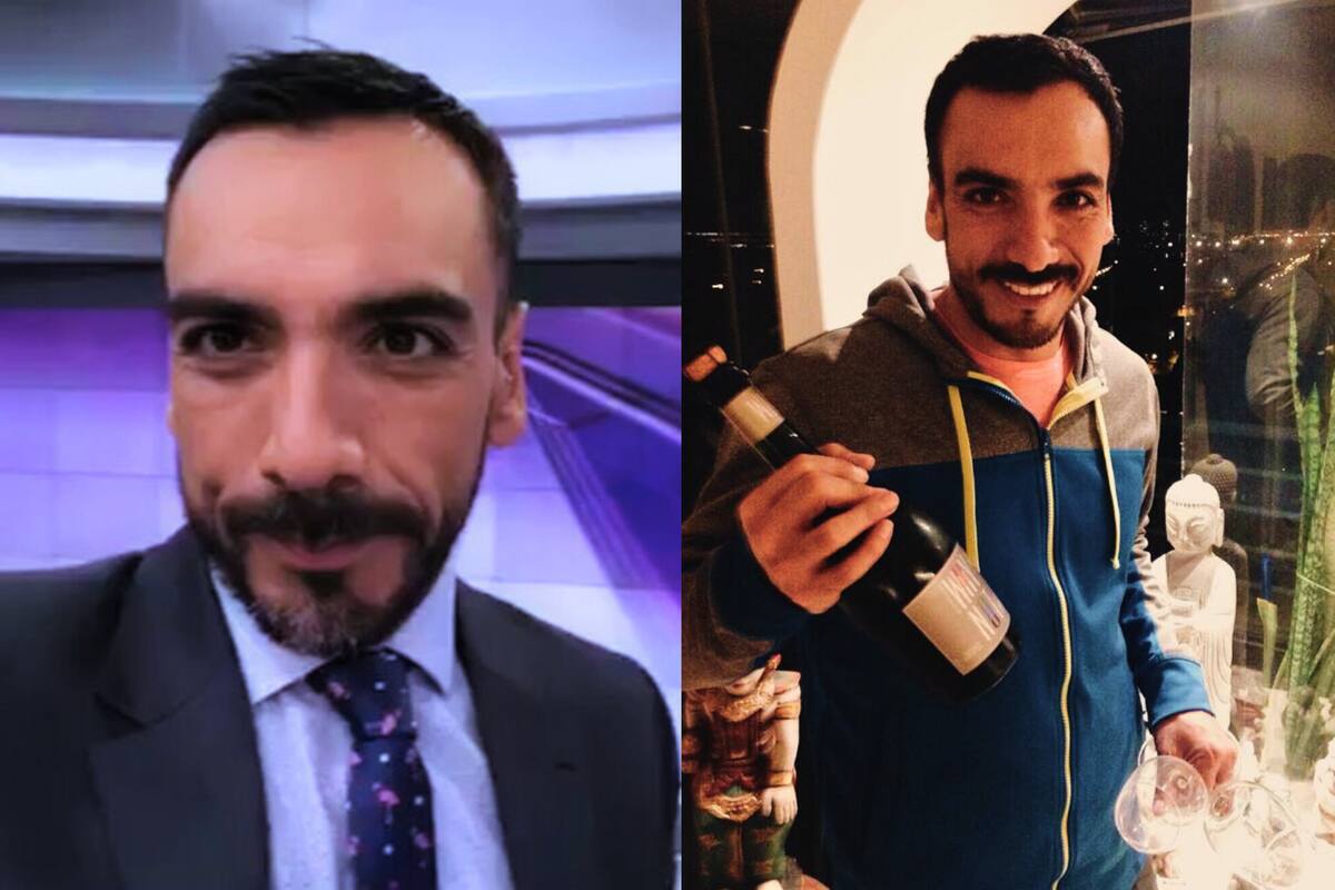 El comunicador que está siendo investigado por agredir a su pareja. Fotos: @whynotsparkling en Instagram.