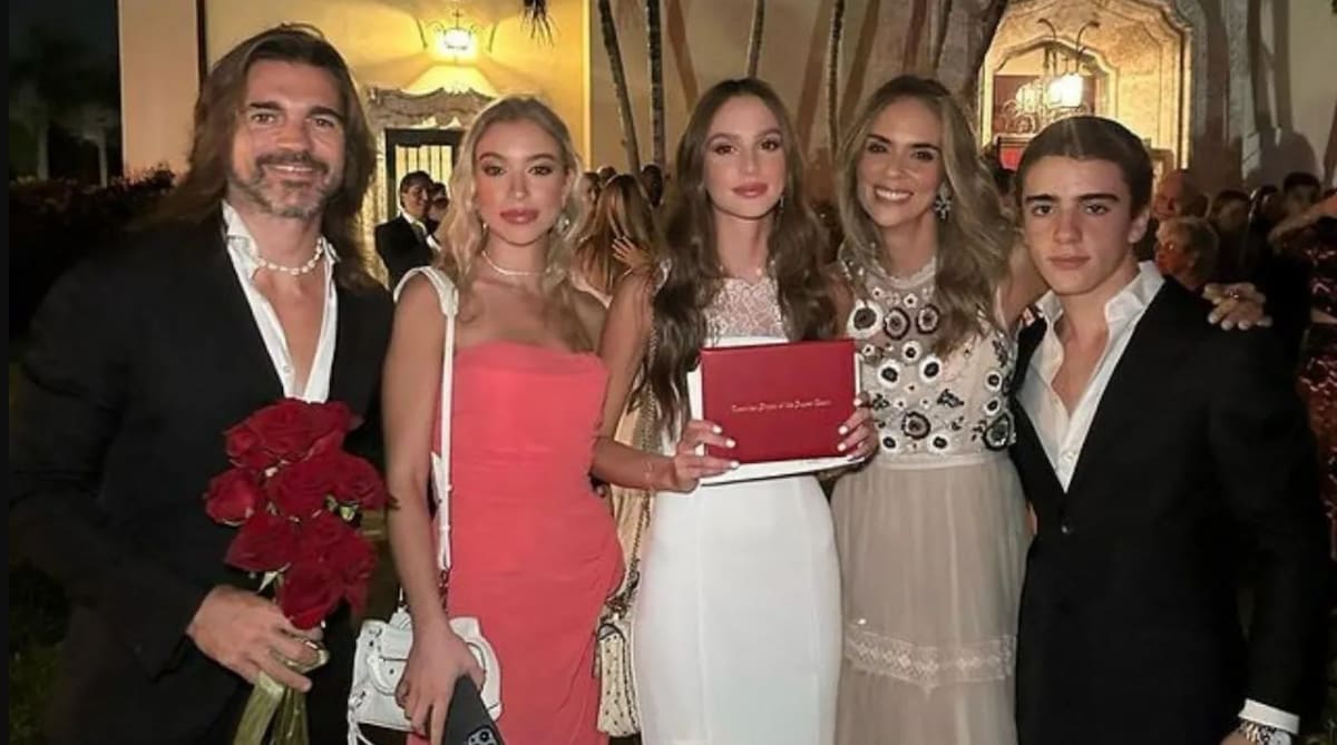 tuvo una escapada a Reino Unido con su familia el fin de semana pasado.